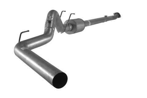 CAB & CHASSIS 4" DOWNPIPE BACK SINGLE EXHAUST | 2011-2019 FORD 6.7L F350/F450/F550 C&C POWERSTROKE