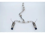 Invidia Dual N1 Titanium burnt tip Cat-back Exhaust - Subaru WRX 2022+