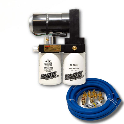 FASS TSF14180F140G TITANIUM SIGNATURE SERIES 140GPH FUEL SYSTEM. 1999-2007 FORD F-250/350 7.3L/6.0L POWERSTROKE (STOCK TO MODERATE)