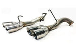 ETS Axle-Back Exhaust System No Muffler Blue Tips - Subaru WRX 2022+