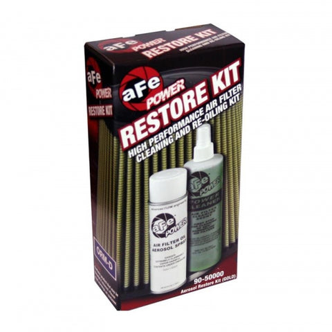 AFE 90-50000 AIR FILTER RESTORE KIT - AEROSOL (GOLD)