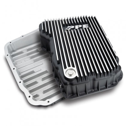 PPE HEAVY-DUTY CAST ALUMINUM FLAT BOTTOM 68RFE TRANSMISSION PAN 2007.5-2021 DODGE RAM 6.7L CUMMINS (EQUIPPED WITH 68RFE TRANSMISSION)
